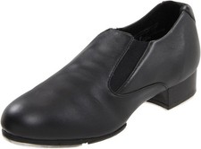 Capezio Women's CG18 Riff Slip-On Tap Shoe, Color Black, Size 12 M US