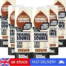 Coconut Shea Butter Shower Gel Bulk Pack 6x500ml Cruelty-Free Paraben-Free 6.66 per litre