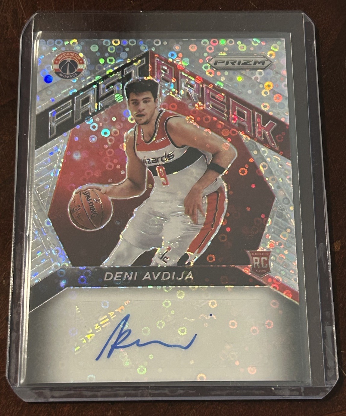 2020-21 Panini Prizm Deni Avdija RC Rookie Fast Break Auto