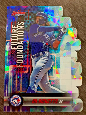 2019 Bowman's Best Bo Bichette Future Foundations ATOMIC Refractor Die Cut