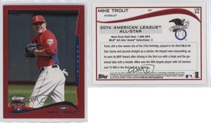 2014 Topps Update All-Star Target Red Mike Trout #US-54