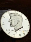 BU UNC 1998-S PROOF Silver Kennedy Half Dollar 50c 90% Silver San Francisco