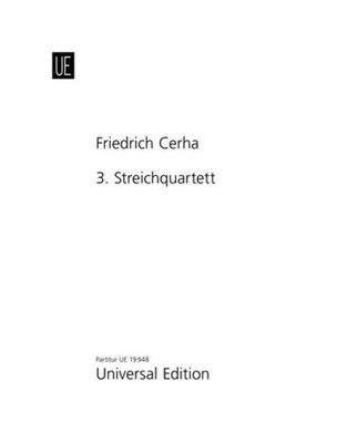 Kriegskantate Score string quartet Cerha UE Wien 550