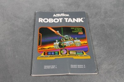Activision Robot Tank Anleitung / Manual Atari 2600 VCS Original 1983 PAL