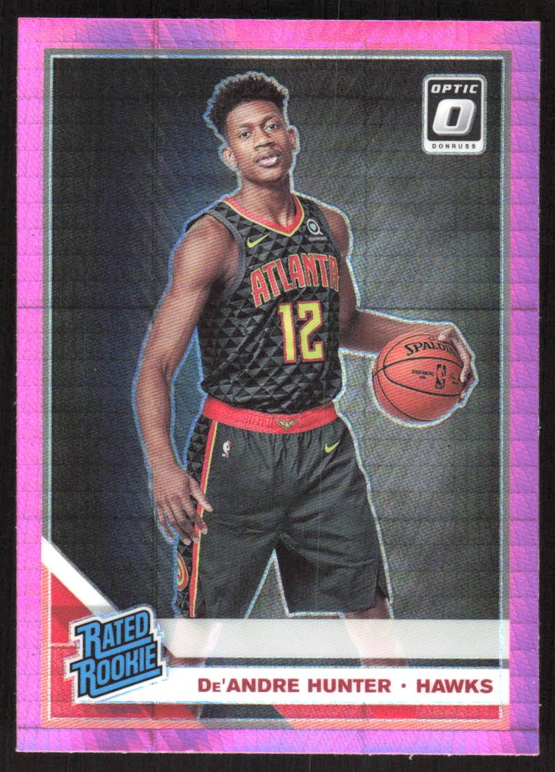 976G 2019-20 Donruss Optic #198 De'Andre Hunter Hyper Pink