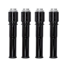 S&S St&ouml;&szlig;elstangen Pushrod Cover kit schwarz gl&auml;nzend f&uuml;r Harley Modelle 84-25