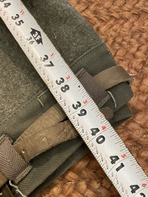 Vintage SWEDISH ARMY M39-58 1945 WW2 WOOL FIELD PANTS Green