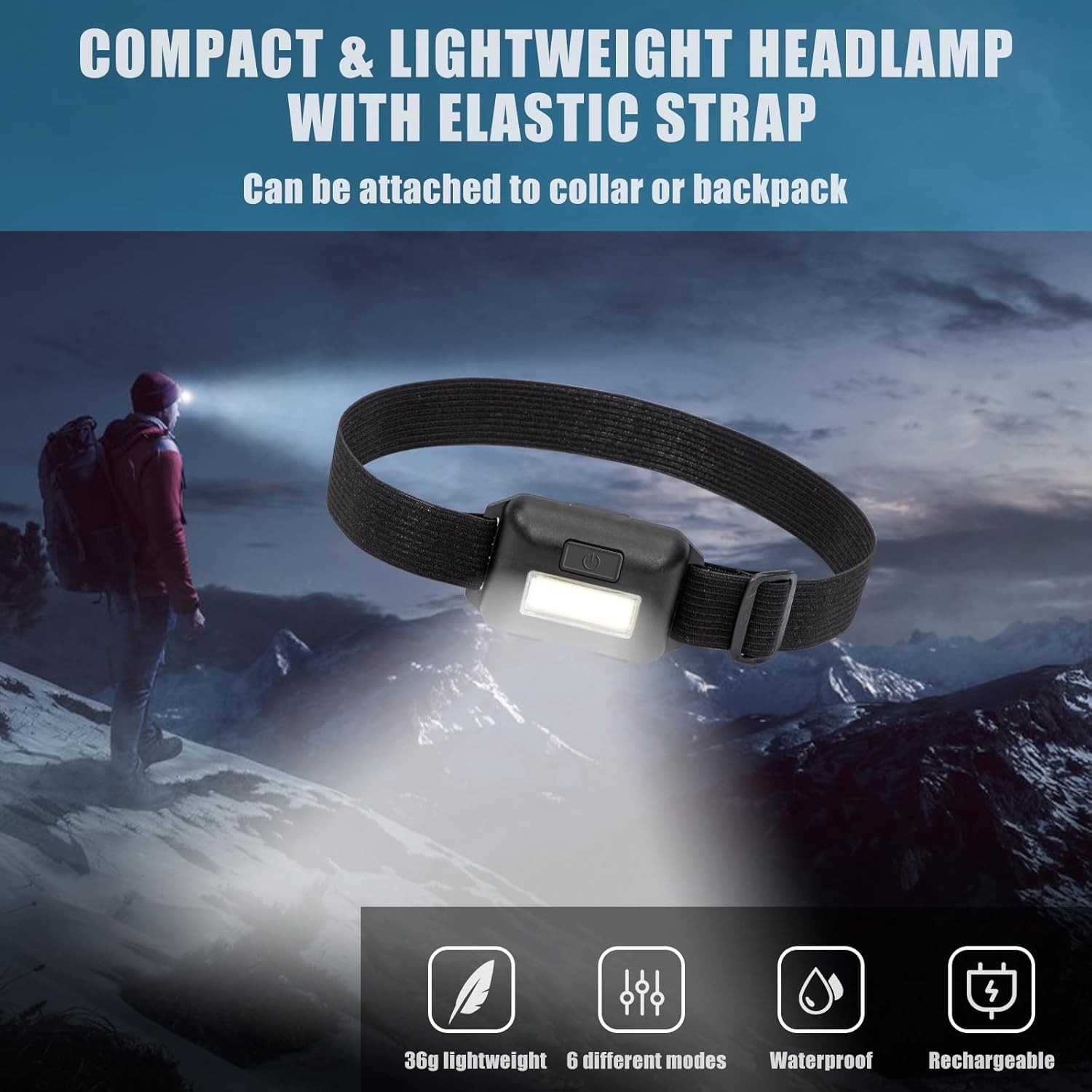 Portable Car Roadside Emergency Kit, Auto Safety Set for Travel - Black