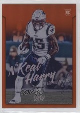 2019 Panini Chronicles Luminance Update Rookies Orange 18/25 N'Keal Harry 18m3