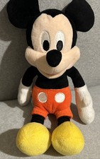 Disney Just Play Mickey Mouse Plush Toy 9  Cute Cuddly Smiling Stuffed Doll