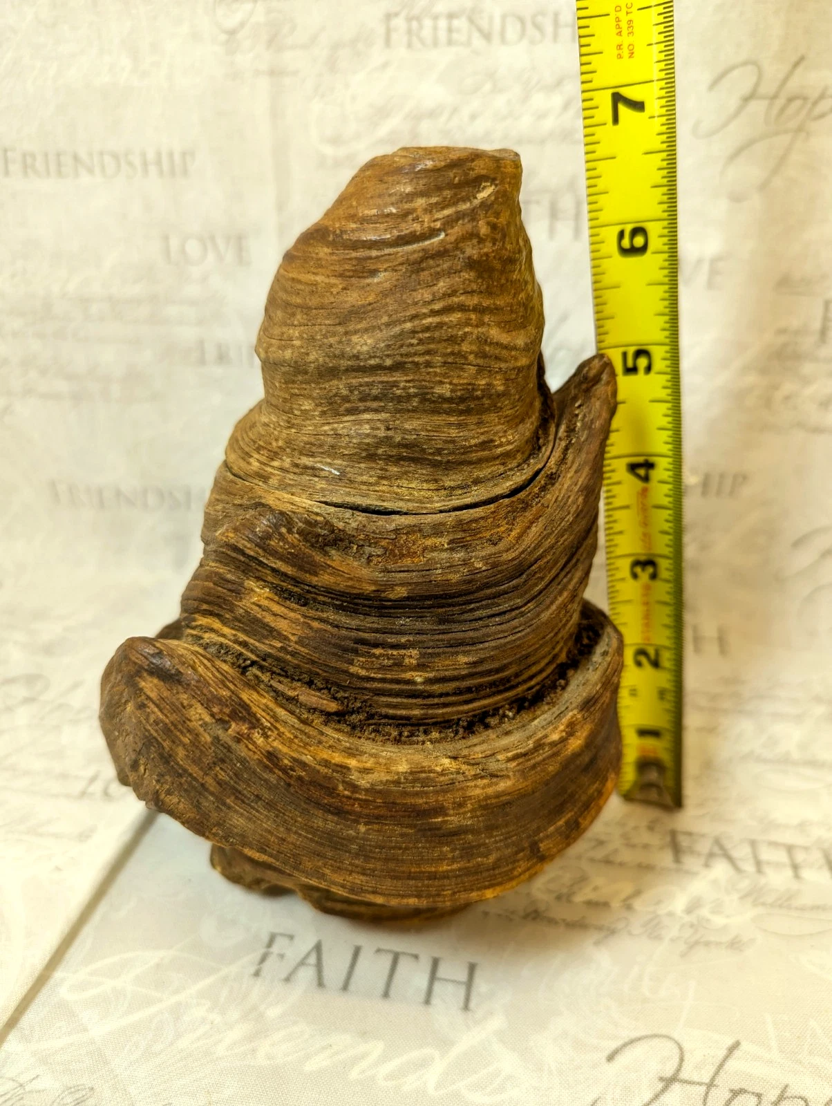 Primitive Natural Wood Mortar & Pestle, Twisted Knot, Swirl grain. 6.25" tall
Opens in a new window 
