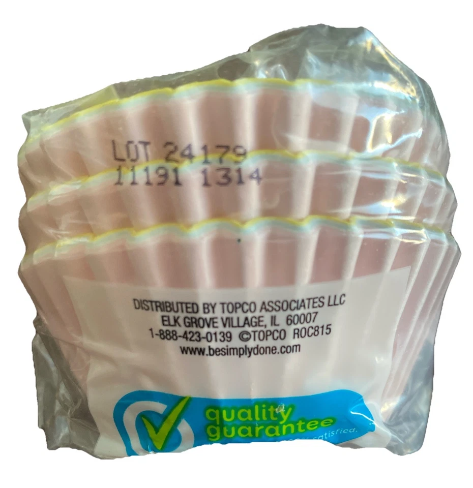 90 tazas de papel para hornear simplemente hechas para magdalenas porta cupcakes 2 1/2" rosa amarillo blanco Foto 4 de 4