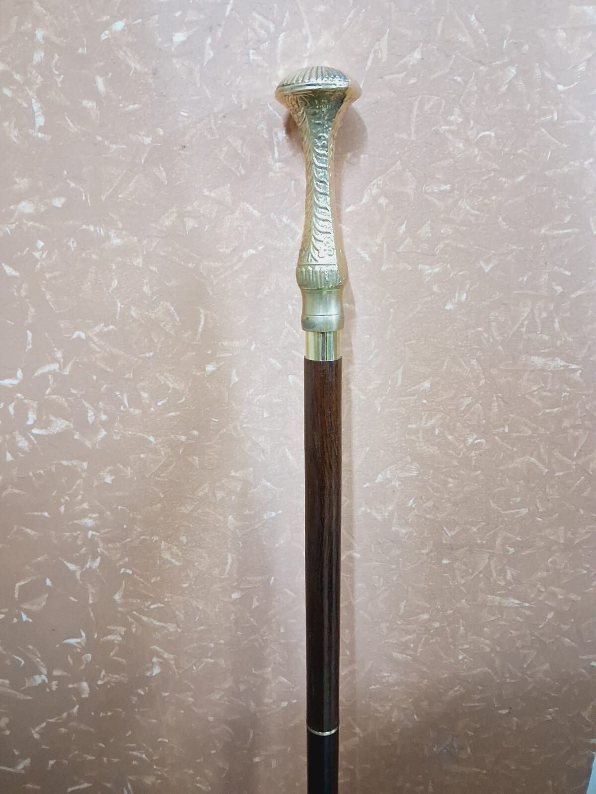 Long Designer Solid Brass Head Walking stick Anti… - image 4