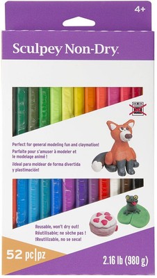 Sculpey nicht trockene Modelliermasse 2,16 Pfund 52/Pkg - sortiert NDC52