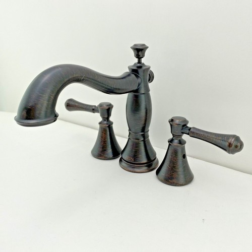Delta Cassidy Bathroom Faucet Venetian Bronze – Rispa