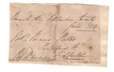 Thomas Slingsby Duncombe Signed Free Front 1828 Autographed Radical Politician