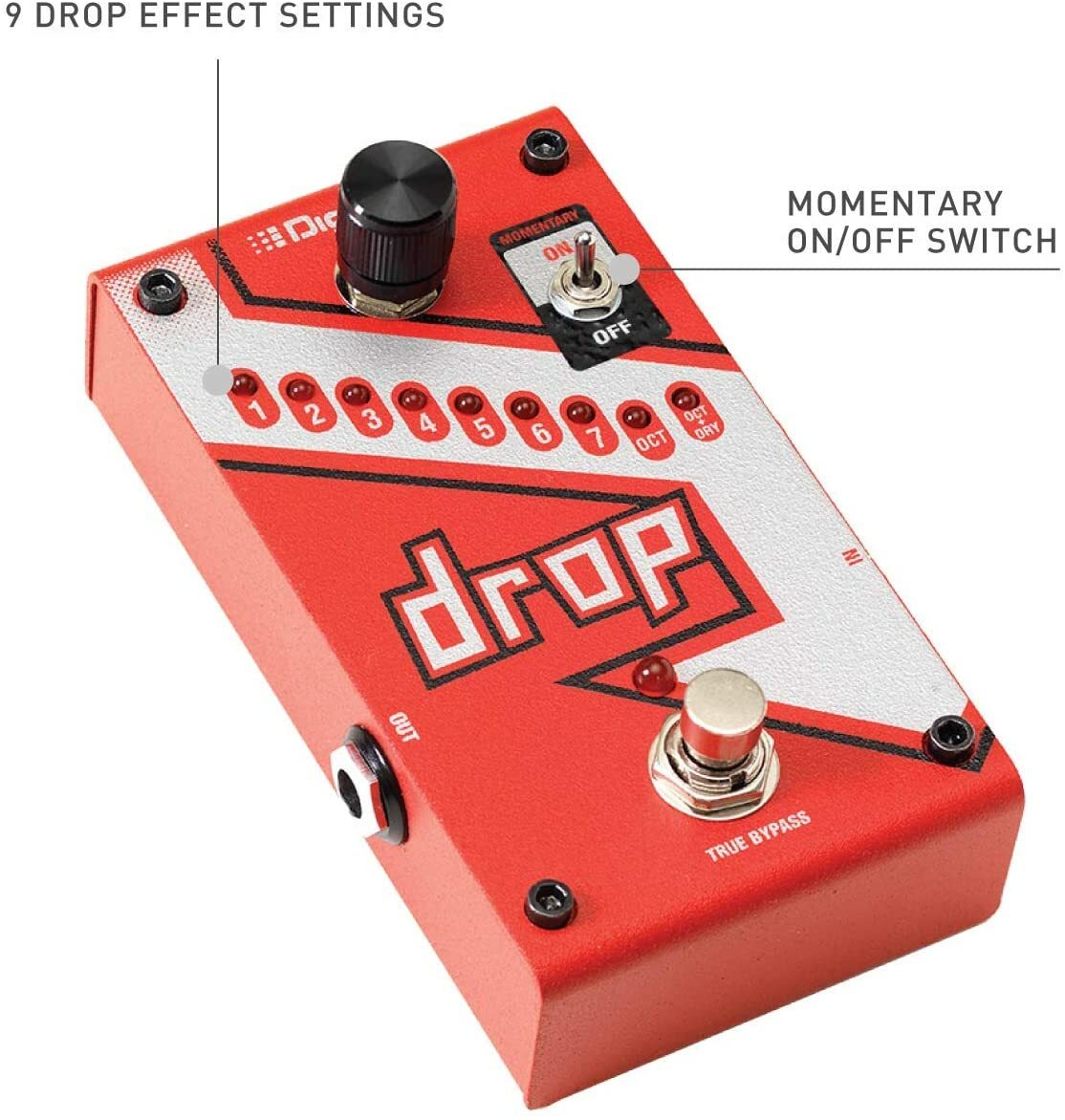DROPTUNE ピッチシフター Digitech Drop Compact Polyphonic Drop Tune Pitch-Shifter
