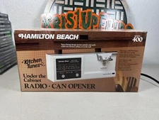 Hamilton Beach Under Cabinet Can Opener Radio Kitchen Tunes Model 400 NIP