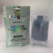 (5) Grade Saver Pro Card Soft Sleeves w/ Easy Pull Tab Packs Of 100 (500 Total)