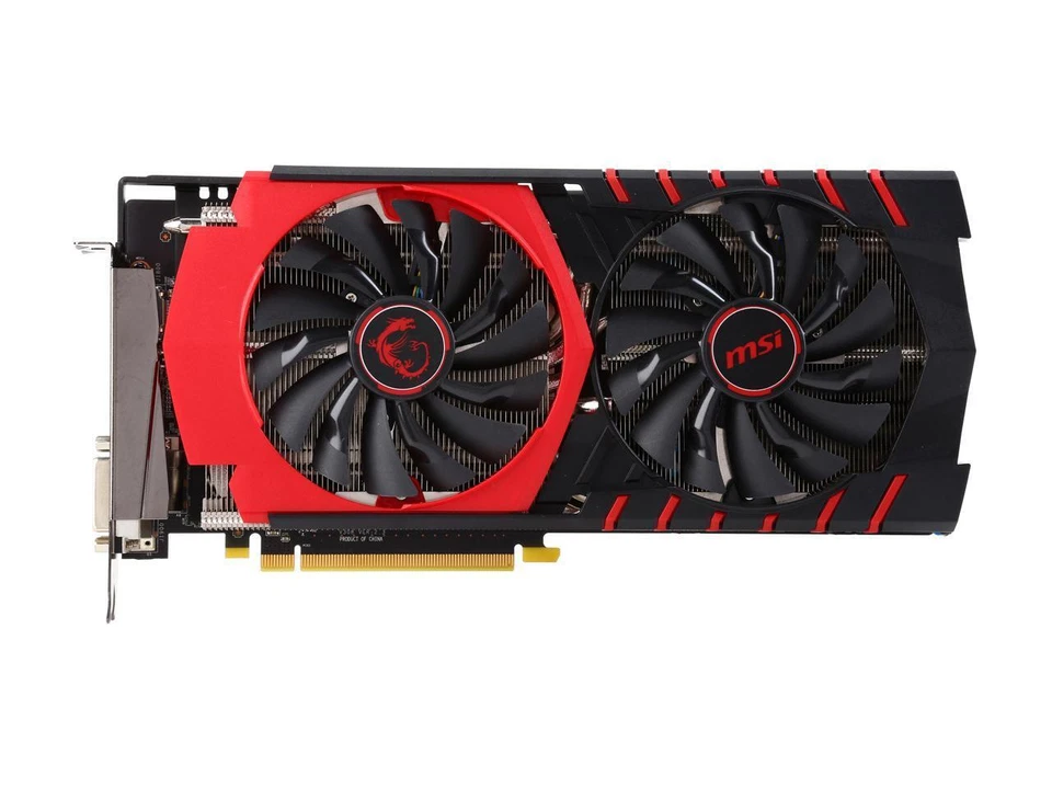 BAD MSI Radeon R9 390 8GB R9 390 GAMING 8G Non-Functional GPU Video Card As-Is - Image 2 of 2