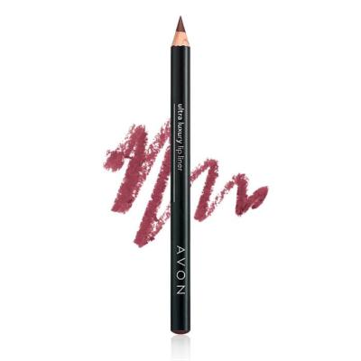 3 PIECES,AVON ULTRA LUXURY LIP LINER PENCIL CURRANT(3PIECES) NEW SEALED