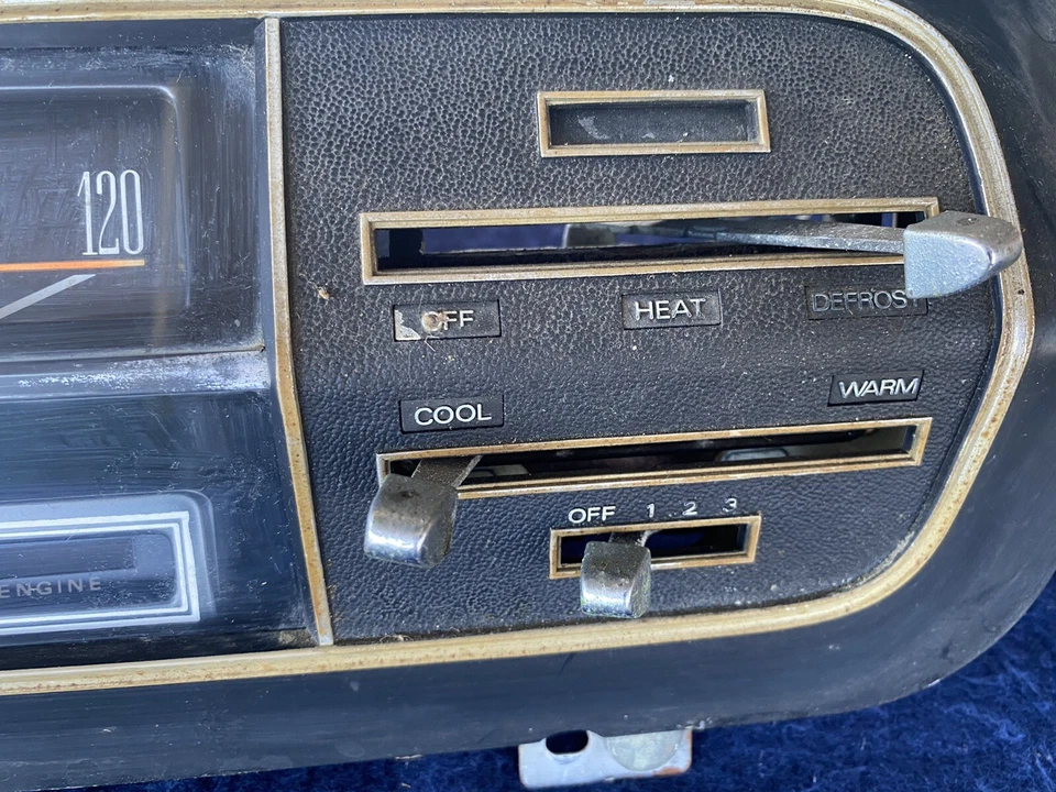 Cuadro de instrumentos Ford Falcon 1968 tablero velocímetro bisel medidores Foto 4 de 4