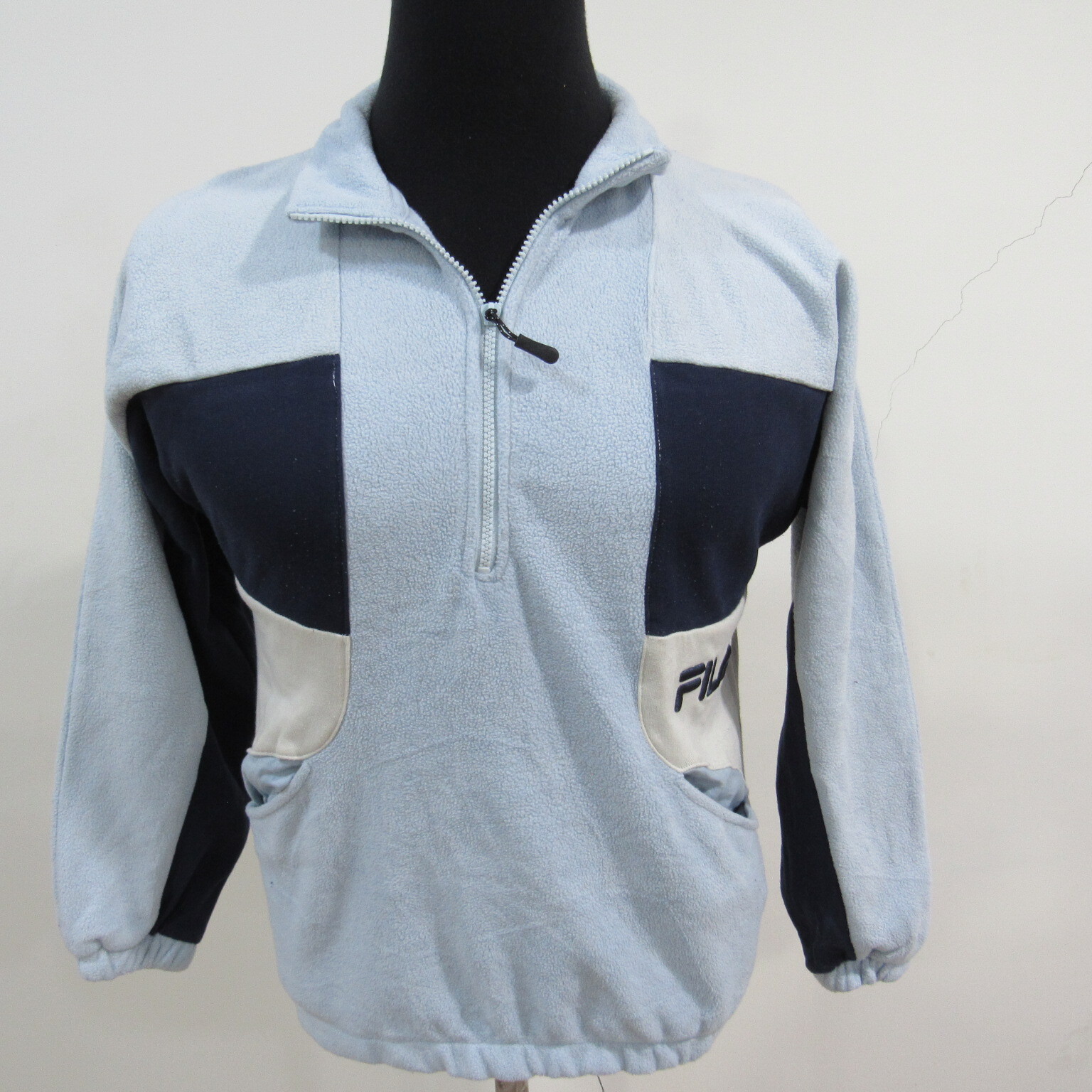 Pile Fila uomo con cerniera multi petto 40 42 taglia L Sku Y05242