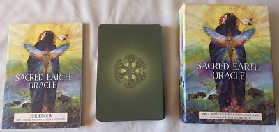 SACRED EARTH ORACLE CARDS 45 Cards and Guidebook Box Set Guidance Insight Future