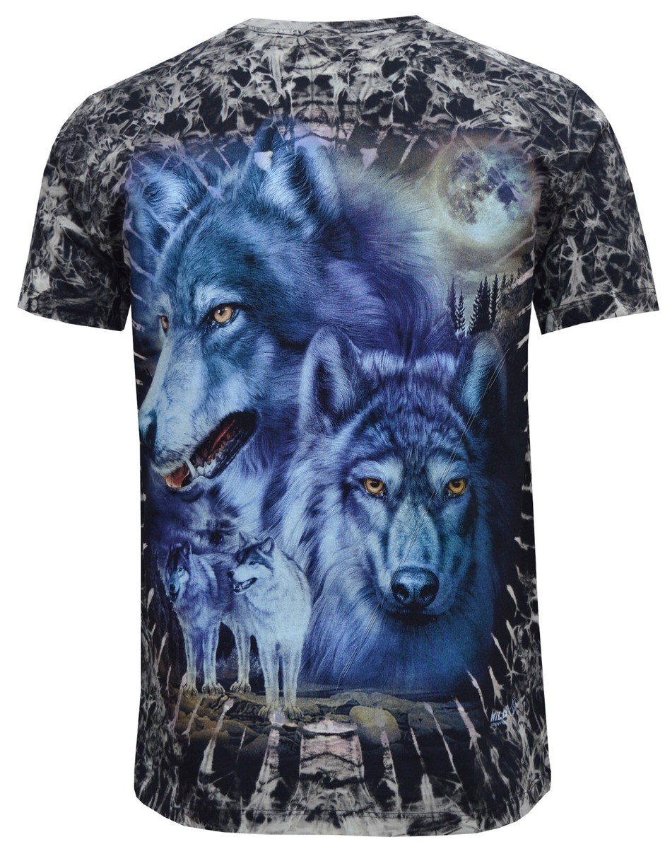 CHALLENGER L/S TIE DYE ZOMBIE WOLF TEE CHALLENGER ZOMBIE L/S TEE