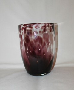 HI-Home Interiors Art Glass Candleholder/Vase