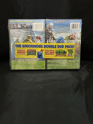 Monsters vs. Aliens and Bobs Big Break - Double DVD pack NEW SEALED - Picture 2 of 2