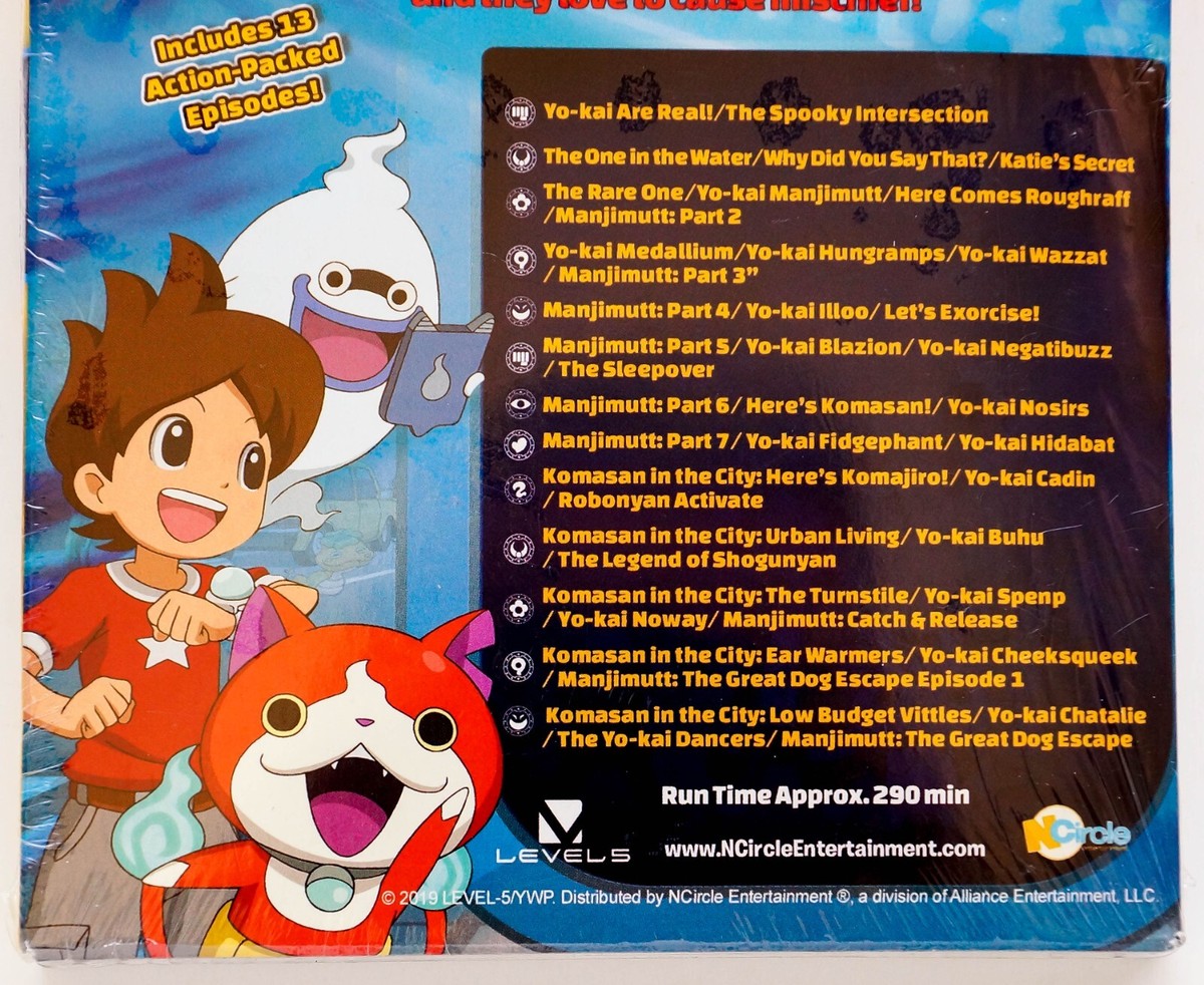 Yo-Kai Watch Season 1 Volume 1 (Limited Edition Gift Set) DVD +