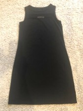 Women's Michael Kors Mini Black Shift Dress XS, NWT