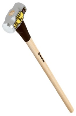 TRUPER TOOLS MD8H-C 8 lb. DOUBLE FACED SLEDGE HAMMER w 36'' HICKORY HANDLE 