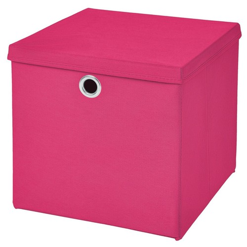 Stoffbox Boxen Aufbewahrungsbox mit Deckel Truhe faltbar 28x28 cm Faltbox Stoff - Bild 46 von 77