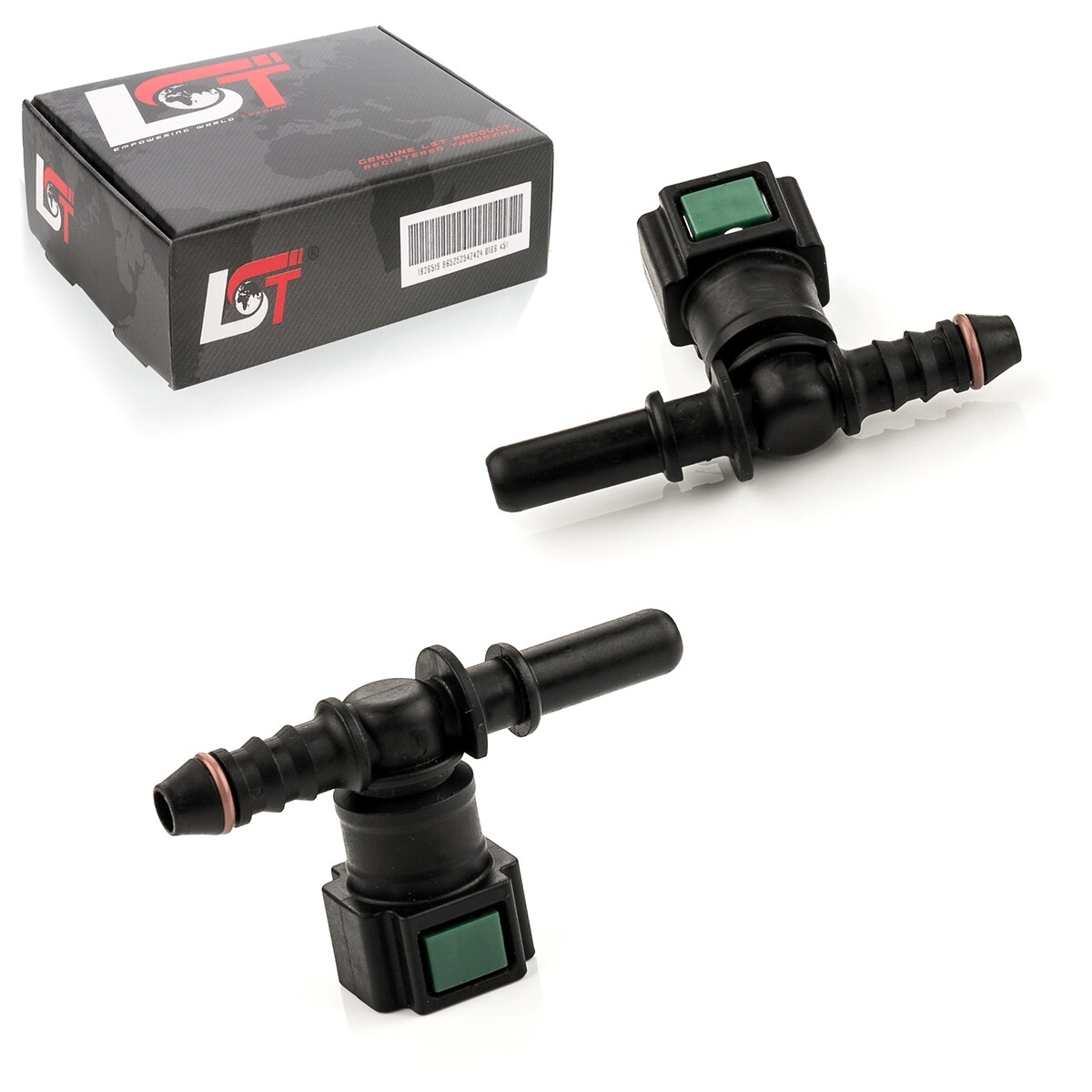 JNNJ 2 tubi del carburante, attacco rapido, maschio, chiusura rapida, tubo per auto (ID6