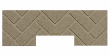 WHITFIELD LENNOX CASCADE HERRINGBONE PELLET  [PP1207]  FIREBRICK   -   17150025