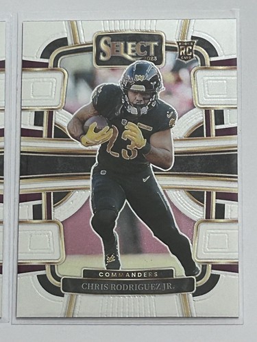 Washington Commanders 2023-24 Select Rookie RC Lot of 2 Rodriguez Jr Andre Jones - Afbeelding 12 van 15