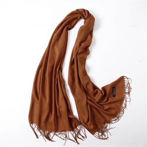 Cashmere Blend Scarf Women Ladies Winter Warm Long Soft Wool Shawl Wrap Pashmina - Picture 9 of 17