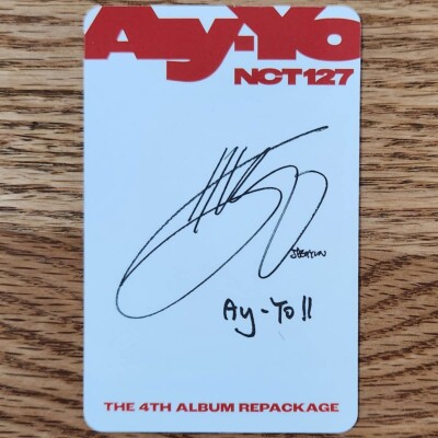 Jaehyun Official Photocard NCT 127 The 4th Album Repackage