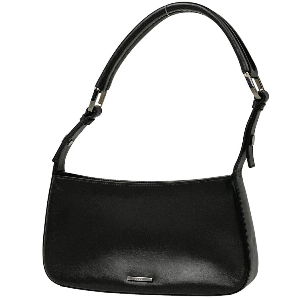 Sac à main GUCCI logo 0014285 une épaule cuir noir femme