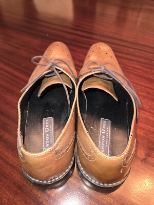Aston Grey Mercer Wingtip Dress Shoes Men Brown Size 9.5 Aston Grey Mercer Leather Wingtip Dress Shoes Brown Size 9.5  main image 2