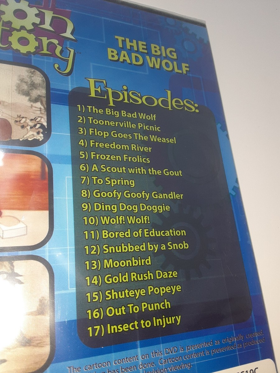 Toon Factory The Big Bad Wolf DVD--Full-Screen for sale online | eBay