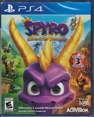 Spyro Reignited Trilogy PS4 (Brand New Factory Sealed US Version) PlayStation 4,