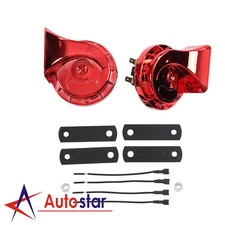 2pcs 12V 110DB 510Hz Universal Car Truck Auto Loud Dual-tone Snail Electric Horn