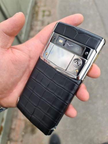 Vertu Signature Touch 24k GOLD EDITION, Alligatorleder, UNIKAT, Full Pack - Bild 8 von 24