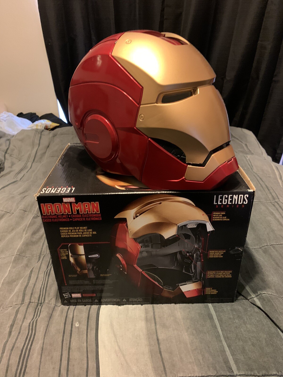 marvel legends iron man helmet ebay