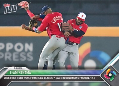 2023 TOPPS NOW CARD WORLD BASEBALL CLASSIC CARD TEAM PANAMA #WBC-5