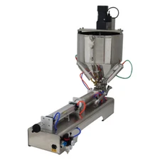 TECHTONGDA 100-1000ml Liquid&Paste Heating&Stirring Filling Machine110V 1 Nozzle