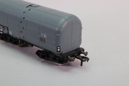 DD317 FLEISCHMANN 1497 train Ho Wagon citerne produit pétrolier DB 3504 gris - Picture 4 of 12